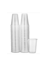 100 7oz cups clear plastic