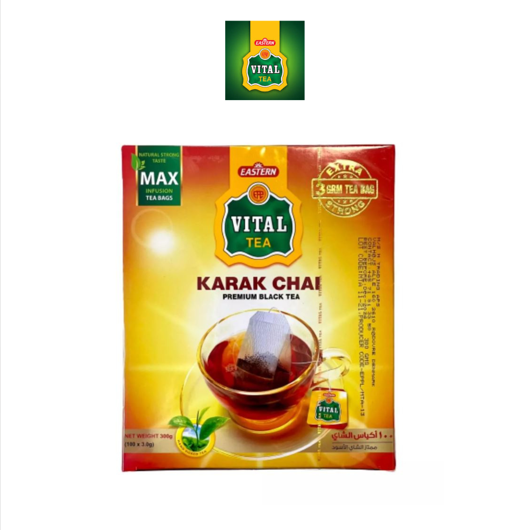 Eastern Vital Tea Karak Chai – 100 Tea Bags