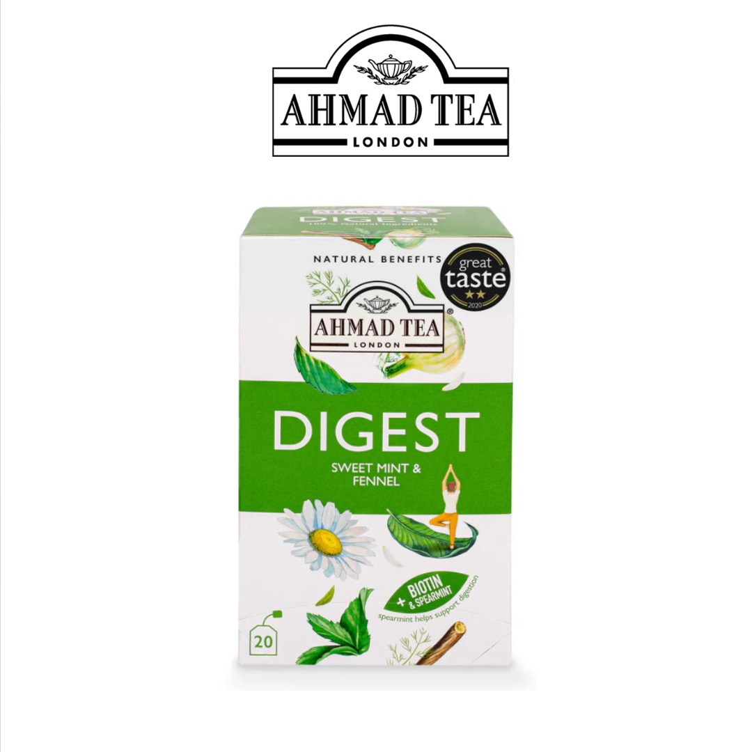 Ahmad Tea Sweet Mint & Fennel "Digest" Infusion – 20 Tea Bags