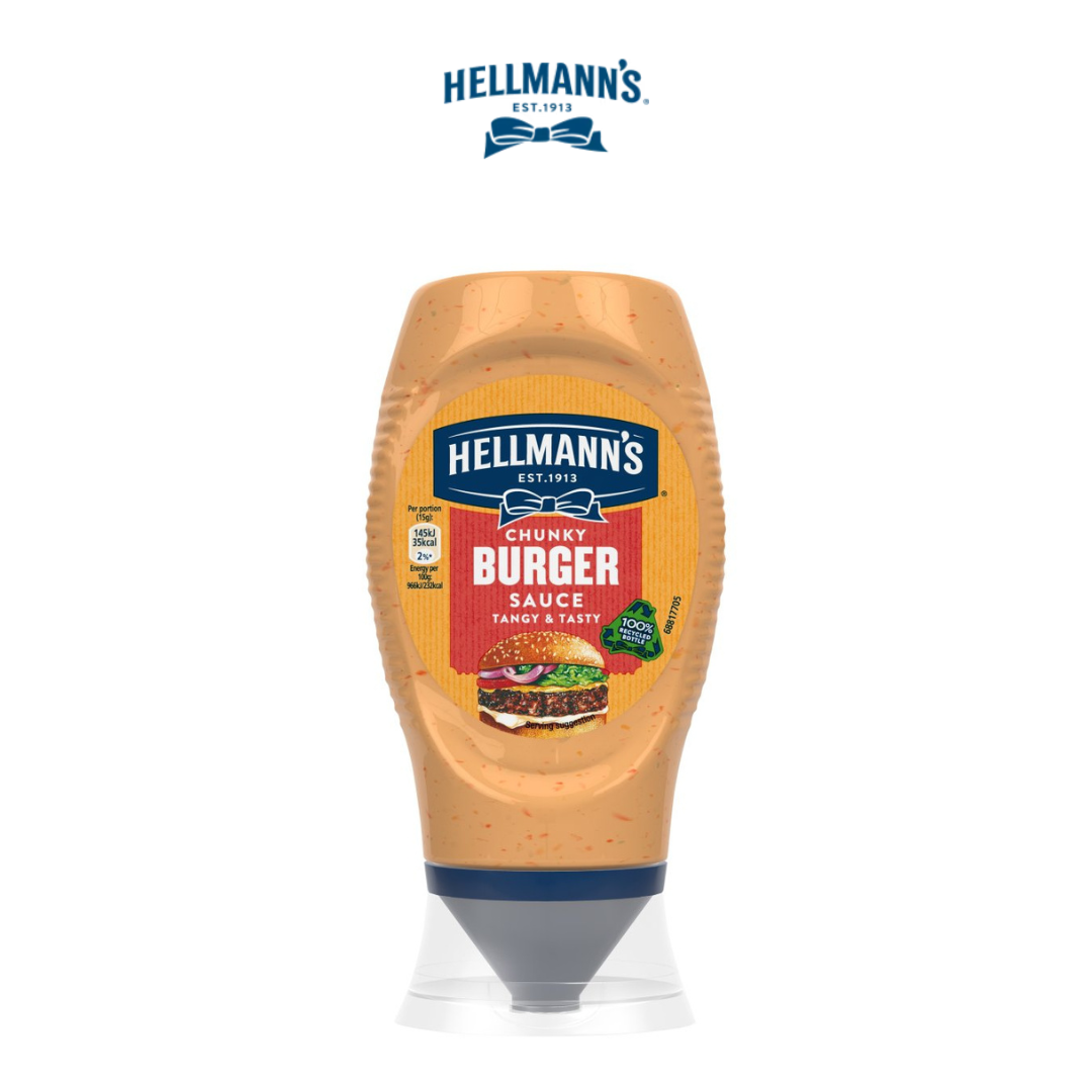 Hellmann's Chunky Burger Sauce Squeeze 250ml